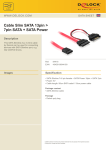 DeLOCK SATA cable, 0.5m