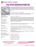 X-Rite 508 SpectroDensitometer