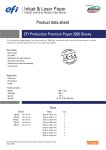 EFI Production Premium Paper 2200 Glossy