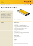 DeLOCK Express Card / eSATA II Adapter