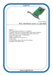 LogiLink PCI Parallel Card