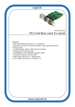 LogiLink PCI Serial card