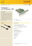 DeLOCK PCIe / miniPCIe + SIM