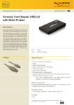 DeLOCK Forensic USB 2.0 Card Reader