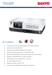 Sanyo PLC-XR201 data projector