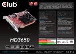 CLUB3D HD3650 1GB