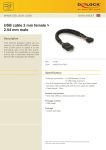 DeLOCK USB cable FM / M