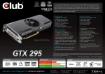 CLUB3D CGNX-X29592 GeForce GTX 295 1.75GB graphics card