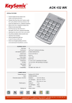 KeySonic ACK-152 WK