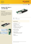 DeLOCK Adapter IDE 40pin / 1.8" ZIF HDD