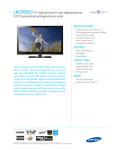 Samsung LN37B550 LCD TV