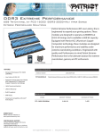 Patriot Memory 6GB DDR3 PC3-16000 Triple Channel Kit
