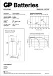 GP Batteries Specialty Series GPCR2 non-rechargeable battery