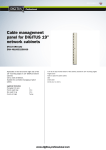 Digitus Cable management panel