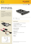 DeLOCK 2.5" SATA HDD Rack Bracket