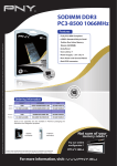 PNY Sodimm DDR3 1066MHz (PC3-8500) 2GB