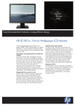 HP LE1901w 19-inch Widescreen LCD Monitor