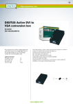 Digitus DVI / VGA converter