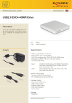 DeLOCK USB2.0 DVD+-R/RW Drive