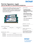Patriot Memory 4GB PC2-5300 DDR2 ICD SODIMM Kit
