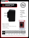 dreamGEAR i.Sound USB AC Adapter