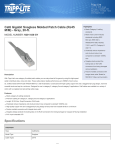 Tripp Lite Cat6 Gigabit Snagless Molded Patch Cable (RJ45 M/M) - Gray, 20-ft.