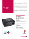 Viewsonic PJD6220 data projector