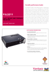 Viewsonic PJL3211 data projector