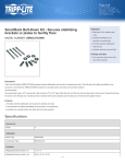 Tripp Lite SmartRack Bolt-Down Kit - Secures stabilizing brackets or plates to facility floor