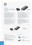 LevelOne WUA-0600 N_max USB Wireless Adapter
