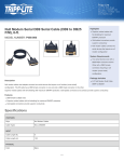 Tripp Lite Null Modem Serial DB9 Serial Cable (DB9 to DB25 F/M), 6-ft.