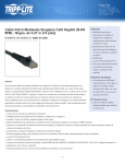 Tripp Lite Cat6 Gigabit Snagless Molded Patch Cable (RJ45 M/M) - Black, 14-ft.
