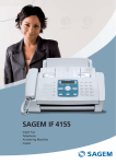 Sagem IF4155 fax machine