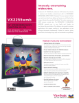 Viewsonic X Series VX2255wmb