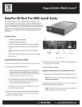 CRU DataPort Dual Port 25 SAS