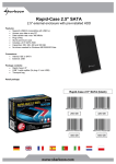 Sharkoon Rapid-Case 2.5" SATA + HDD 320GB USB powered