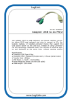 LogiLink Adapter USB - 2x PS/2