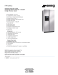 Smeg FA720X2 side-by-side refrigerator