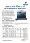 Projecta Ascender Electrol 277x366cm