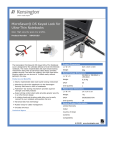 Kensington MicroSaver&reg; DS Ultra Thin Laptop Lock
