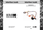 KRAM Interface Lead Opel 2005/2006