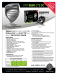 BFG Tech BFGE86256GTSOCFE GeForce 8600 GTS graphics card