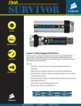 Corsair SURVIVOR USB flash drive