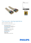 Philips Component video cable SWV3304W