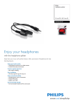 Philips Headphone splitter SWA2151W