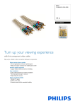 Philips Component video cable SWV3302W