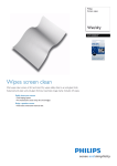Philips SVC3500W Wet/dry Screen wipes
