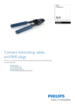 Philips SJA9180 RJ45 Crimping tool