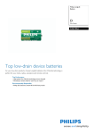 Philips LongLife Battery R20LM85A
