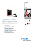 Philips SA1948 4GB* Flash audio player